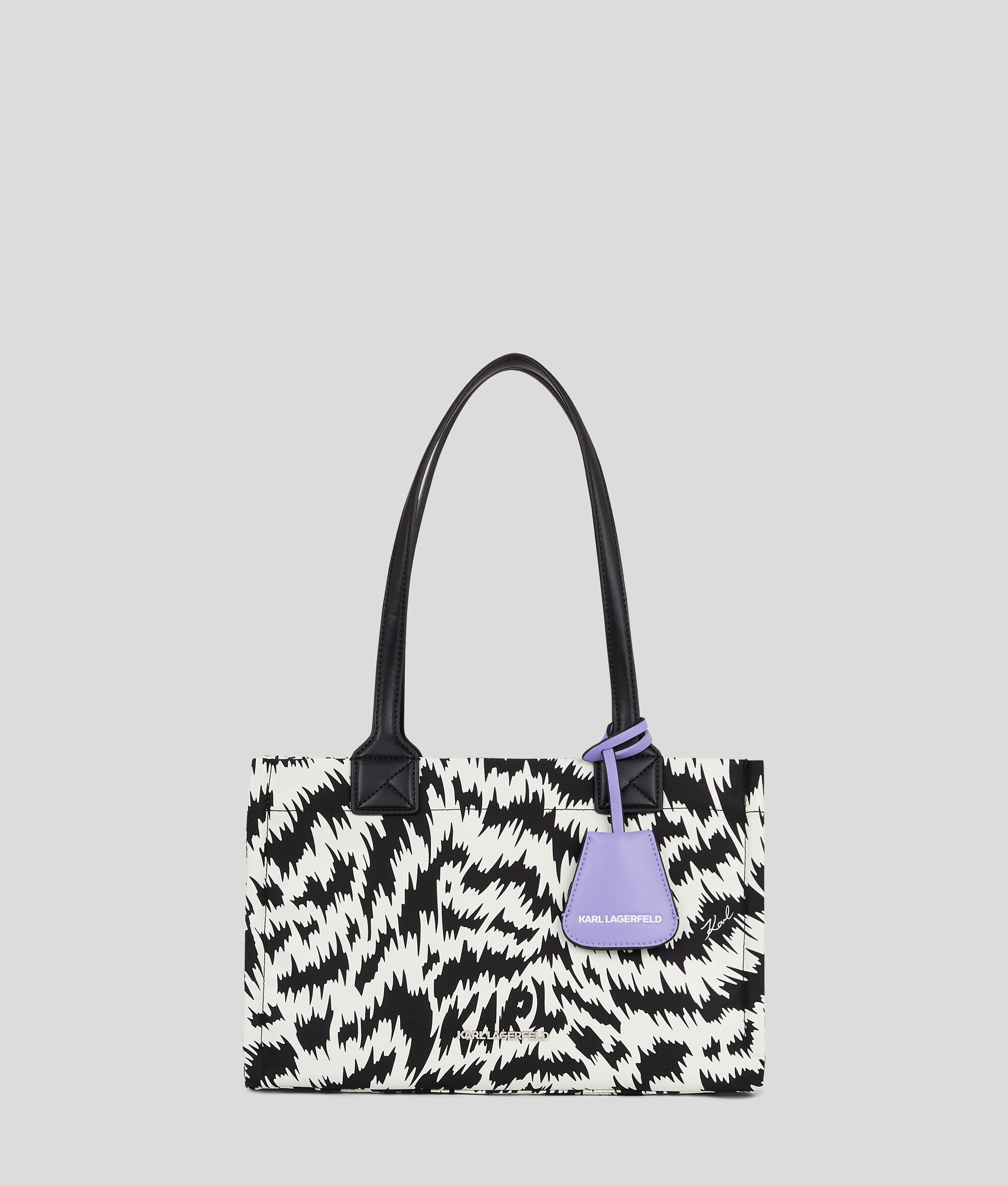 (image for) Excellent Performance K/Skuare Medium Zebra Tote Bag